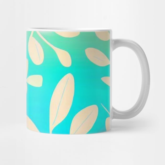 Oceanic floral pattern for ocean sea lovers -colorful design by Mandalasia
